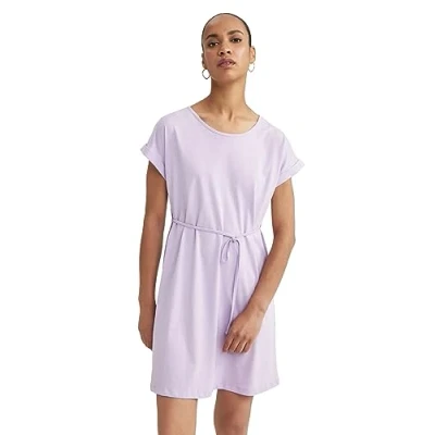 Abbildung von DeFacto Women&#039;s B0655AX Casual Dress, Lilac, Large