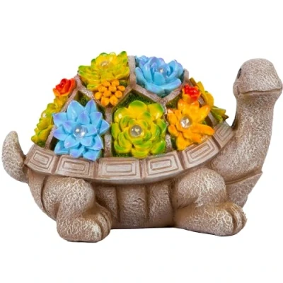Abbildung von Gadgy Solar Gartenleuchte für außen wasserfeste Solarleuchte mit Schildkröten Design, Dekolampe Terrasse, Garten &amp; Balkon, schöne Lampe nachhaltige Beleuchtung