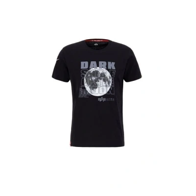 Abbildung von Alpha Industries Tshirt print, Herren, Größe: XXL, Black reflective