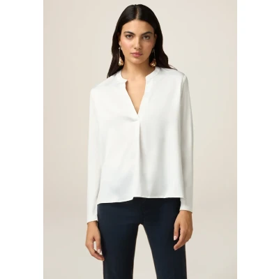 Abbildung von Oltre Langarmshirt, Damen, Größe: Large, Bianco