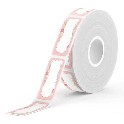 Abbildung von SUPVAN E10/16 Etikettenband Thermo Mehrzweck Etiketten für Heim, Schule, Büro, 12 mm x 30 mm, 220 Etiketten/Rolle(bloem)