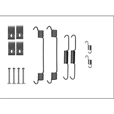 Abbildung von HELLA 8DZ 355 206 101 Zubehörsatz, Bremsbacken SUZUKI: Vitara I SUV Cabrio,