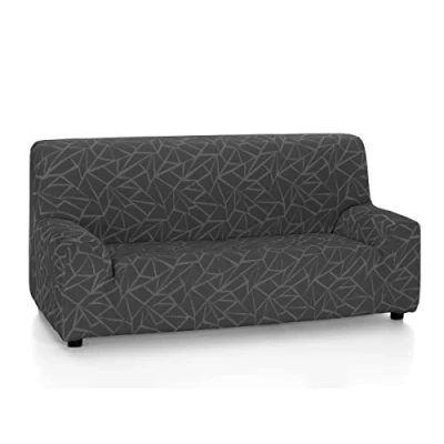 Abbildung von Martina Home Madeira Elastischer Sofabezug, 3 Sitzer, Grau