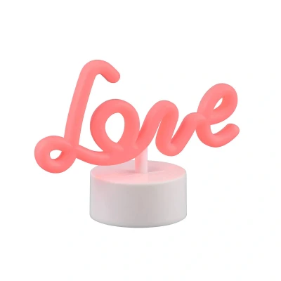 Abbildung von Reality Leuchten LED Tischleuchte Amor R55931101, Kunststoff Weiß, inkl. 2 Watt
