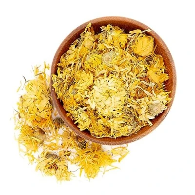 Abbildung von Herbis Natura Ringelblumenblüten getrocknet, ganze Blüten der Ringelblume, für Tinkturen / Cremes Tees, calendula officinalis, 1000 g