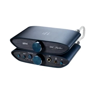 Abbildung von iFi Zen Signature Bundle Hi Res DAC &amp; symmetrischer Kopfhörerverstärker/Vorverstärker │Perfekt abgestimmter EQ für Meze99 Klassiker │Inklusive 4,4mm auf Kabel (DAC Sig V2 + CAN MZ99 4.4mm)
