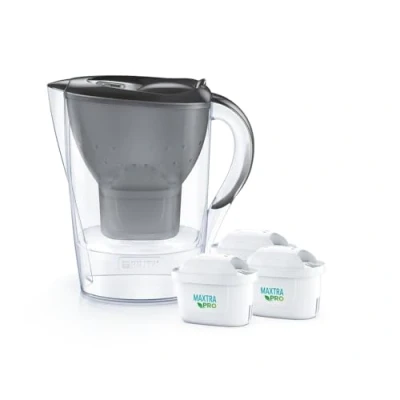 Abbildung von BRITA Wasserfilter Marella Cool Blau + 3 Kartuschen
