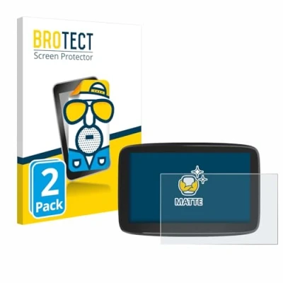 Abbildung von BROTECT Entspiegelungs Schutzfolie für TomTom GO Classic 6&quot; (2 Stück) Matte Displayschutz Folie, Anti Reflex, Fingerprint