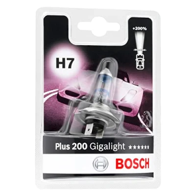 Abbildung von Bosch H7 Plus 200 Gigalight Lampe 12 V 55 W PX26d 1 Stück