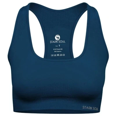 Abbildung von STARK SOUL Sport BH herausnehmbare Cups, Medium Support Marineblau, Größe S