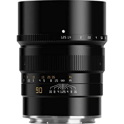 Abbildung von TTArtisan 90 mm F/1,25 Metallgehäuse, kompatibel mit Hasselblad X1D Mount Schwarz