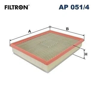 Abbildung von FILTRON AP 051/4 Luftfilter 52 234 292 Filtereinsatz OPEL: Astra H Caravan, Schrägheck, G CC, VAUXHALL: Mk5 Sport Hatch