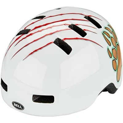 Abbildung von Bell Unisex Jugend Lil Ripper Fahrradhelme, Gloss White Grizzly, Einheitsgröße