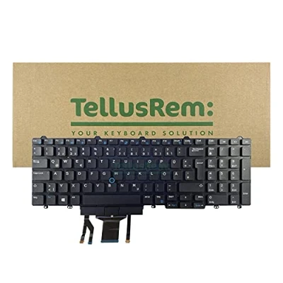 Abbildung von ersatztastatur Deutsche Hintergrundbeleuchtung für Dell Latitude E5550 E5570 5580 5590