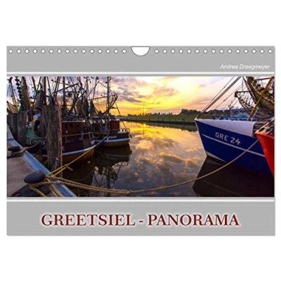 Abbildung von Greetsiel Panorama (Wandkalender 2025 DIN A4 quer), CALVENDO Monatskalender