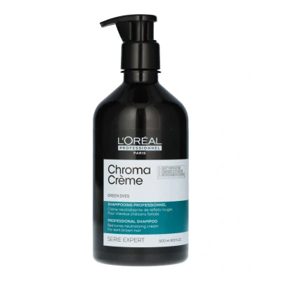 Abbildung von L&#039;Oréal Professionnel Serie Expert Chroma Crème Green Dyes Silbershampoo 500 ml