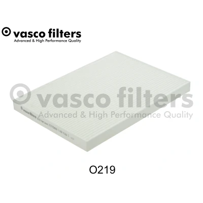Abbildung von DAVID VASCO O219 Innenraumfilter Partikelfilter 266 190 20 NISSAN: Qashqai / Qashqai+2 I, X Trail, I Van