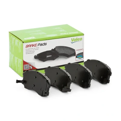 Abbildung von VALEO 598942 Bremsbelagsatz Vorderachse inkl. Verschleißwarnkontakt mit Anti Quietsch Blech CHEVROLET: Captiva, OPEL: Antara