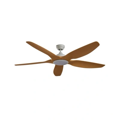 Abbildung von Lucande LED Deckenventilator Omendo, weiß, DC, leise, CCT
