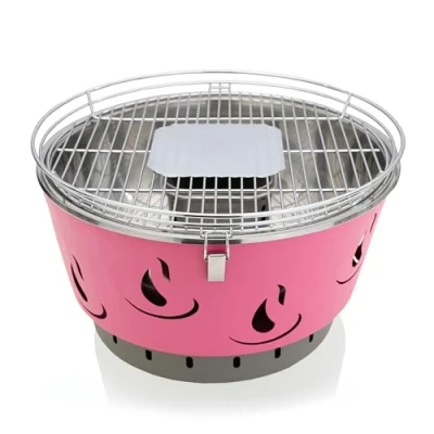 Abbildung von ACTIVA Camping Grill Airbroil I Premium Mini mobil &amp; kompakt Leistungsstarker stilvoller Holzkohlegrill für ein gelungenes Barbecue inkl. Tasche