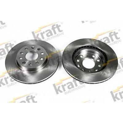 Abbildung von KRAFT Bremsscheibe VOLKSWAGEN: GOLF 5 Schrägheck, 6, Caddy 3 Kombi, AUDI: A3 Sportback, Cabrio, SKODA: Octavia 2 Combi 6046560
