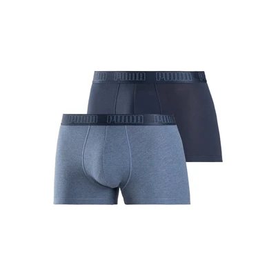 Abbildung von PUMA Boxer Trunk Boxershorts Herren Everyday Unterhose Pant Unterwäsche 2er Pack, Farbe:007 Denim, Bekleidungsgröße:L, 007 L