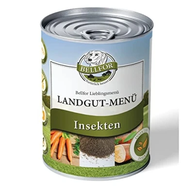 Abbildung von Bellfor Hundefutter Nass mit Insekten Landgut Menü 800 g