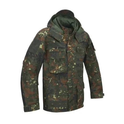 Abbildung von Brandit Performance Winterjacke, Herren, Größe: Large, Flecktarn