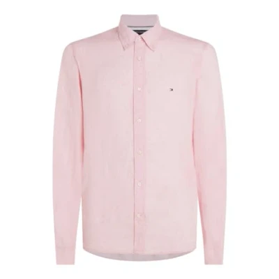 Abbildung von Tommy Hilfiger Pigment DYED Regular FIT Hemd, Herren, Größe: XXL, Pink crystal