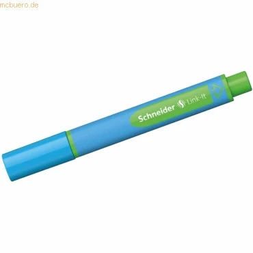 Abbildung von Schneider Schreibgeräte Kugelschreiber Slider Link It, Kappenmodell, XB, hellblau, Schaftfarbe: cyan