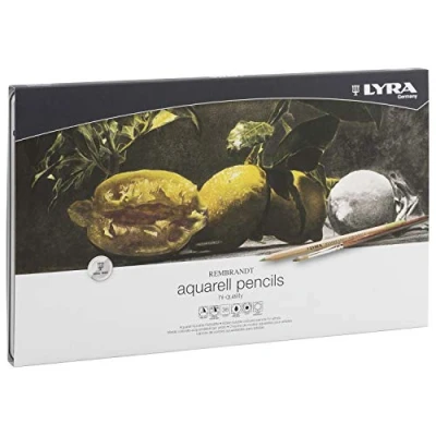 Abbildung von LYRA 2011360 Rembrandt Aquarell Metalletui mit 36 Aquarellstiften, farbig sortiert
