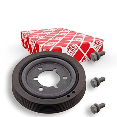 Abbildung von febi BILSTEIN 36350 Kurbelwellenriemenscheibe 6PK 148 5 mit Schrauben, für Kurbelwelle Plus PEUGEOT: 207 Schrägheck, 307 SW, Schrägheck