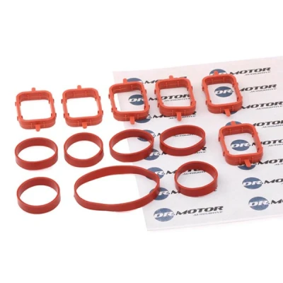 Abbildung von DR.MOTOR AUTOMOTIVE DRM0110SL Dichtungssatz, Ansaugkrümmer BMW: 5 Limousine, Touring, X6, OPEL: Omega B Caravan, Limousine