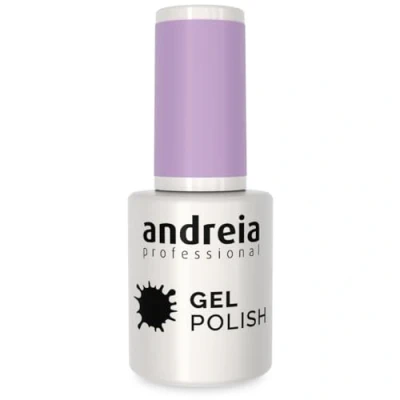 Abbildung von Andreia Professional Semi Permanenter Nagelgel Lack für UV/LED Lampe Intensiver Glanz und 4 Wochen haltbare French Manicure Lackierung Farbe 288 Lila Grautöne 10.5 ml
