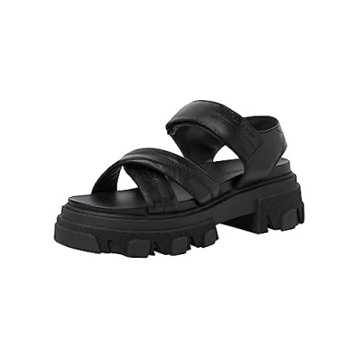Abbildung von Marco Tozzi Plateausandalette, Damen, Größe: 40, Black Schuhe