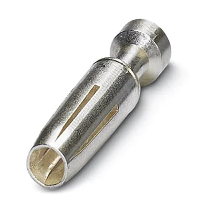 Abbildung von PHOENIX CONTACT CK2.5 ED 4.00BU AG Crimpkontakt, Gedreht, Buchse, 4mm² Anschlussquerschnitt, AWG 12, 2.5mm Kontaktdurchmesser, 100 Stück