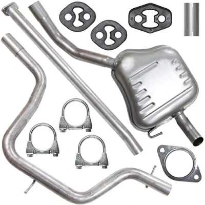 Abbildung von Schalldämpferset Abgasrohr Mitteltopf Endschalldämpfer Auspuff Endtopf für Galaxy 2 II WA6 Mondeo 4 IV MK4 S Max 1 I MK1 1.8 TDCI 2.0