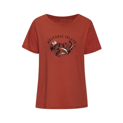 Abbildung von Vivance Tshirt print, Damen, Größe: 40/42, Marsala