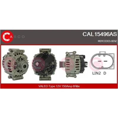 Abbildung von CASCO CAL10283AS Lichtmaschine 12V 55A VOLKSWAGEN: VW Kaefer Typ 1, Cabrio, TRANSPORTER 2 Bus