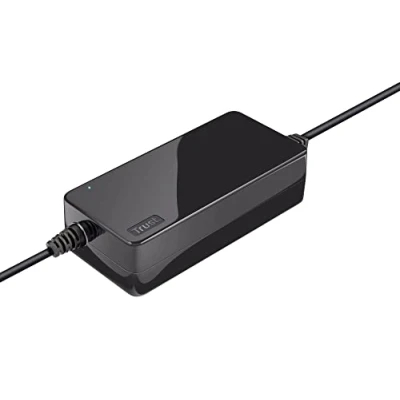 Abbildung von Trust Maxo EU Laptop Ladegerät 90 W für HP Laptops, Netzkabel mit 4 Anschlussstecker, Kompakte Größe Netzteil, Funktioniert 100240 V, Stromkabel Eurostecker Schwarz