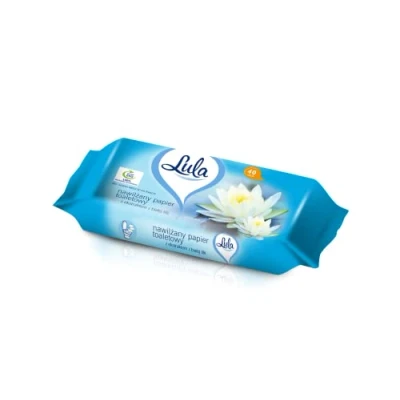 Abbildung von LULA Befeuchtetes Toilettenpapier mit weißem Lilie Extrakt