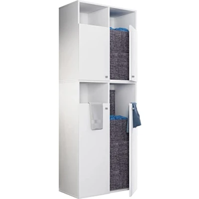 Abbildung von VCM Hochschrank Wäscheschrank Wäschetruhe Wäschebox Klidas XXL 4f (1 St)