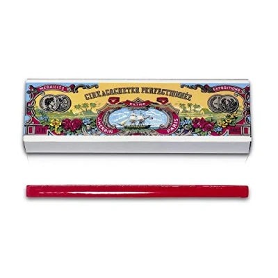 Abbildung von J.Herbin 31024T Siegellack Bankier (10 Stangen, ideal für Bastelprojekte) 10er Pack kirschrot