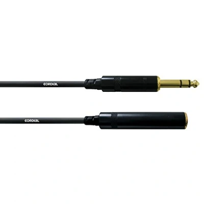 Abbildung von CORDIAL CABLES Stereo Audiokabel Klinke Stecker Buchse 7,5 m AUDIO Essentials Jack Kabel