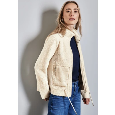 Abbildung von STREET ONE Jackenblazer mit Shearling Details
