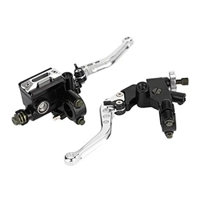 Abbildung von 1 Paar Universal Motorrad Brems und Kupplungshebel mit Hauptzylinder, 22 mm