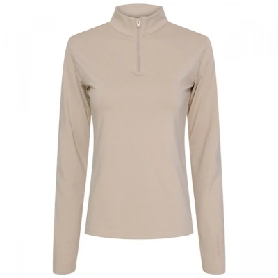 Abbildung von Equipage Funktions T Shirt Kolyma 1/4 Zip Natur