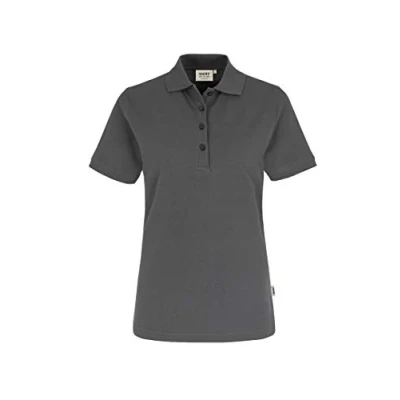 Abbildung von HAKRO Damen Polo Shirt &quot;Classic&quot; 110 graphite Größe: S