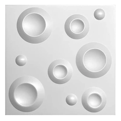 Abbildung von Eurodeco 3D Wandpaneele Wandverkleidung Paneele Dekoren Deckenpaneele Wanddeko Platten Wandtattoos aus Polystyrol XPS 50 x cm, 3 mm Stärke, Diamant Betonoptik 44, 24 Stück (6m²)