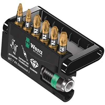 Abbildung von Wera Bit Sortiment, Check 7 PZ Diamond 1, teilig, 05057412001